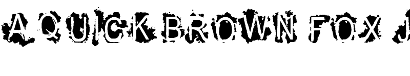 Preview of VTKS REFUSED Regular font