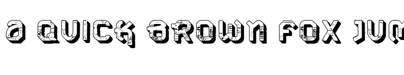 Preview of VTKS URBAN TIME 3 d Regular font