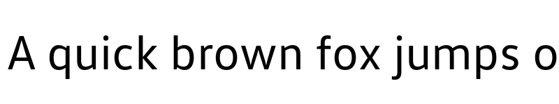 Preview of VW Text Regular font