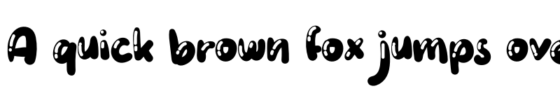 Preview of Wadaw Mania Bubble Regular font