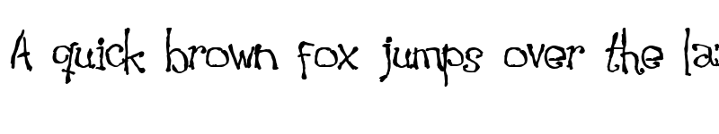 Preview of Waking the Witch Regular font