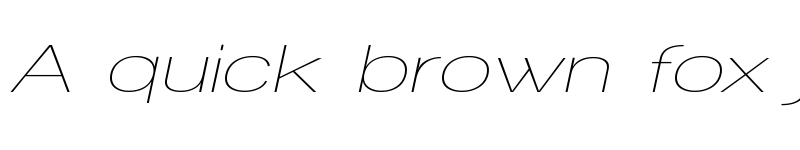 Preview of Walkway Oblique Expand Regular font