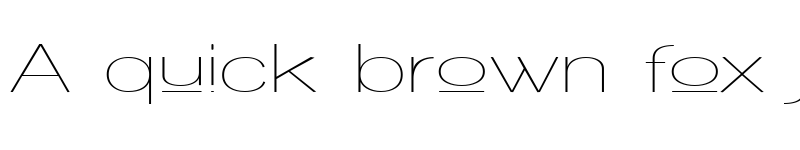 Preview of Walkway Upper Expand Regular font