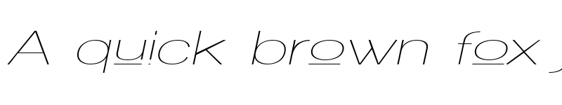 Preview of Walkway Upper Oblique Expand Regular font