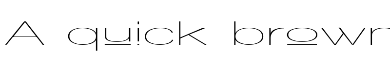 Preview of Walkway Upper UltraExpand Regular font