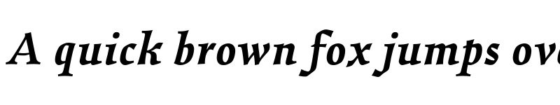 Preview of Walleye Bold Italic font