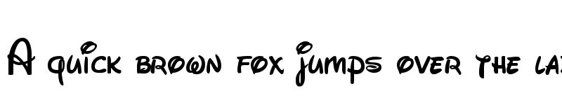 Preview of Waltograph Regular font