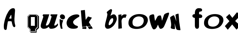 Preview of WANT SOME CANDY Regular font