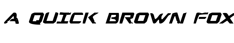 Preview of War Eagle Bold Italic Bold Italic font