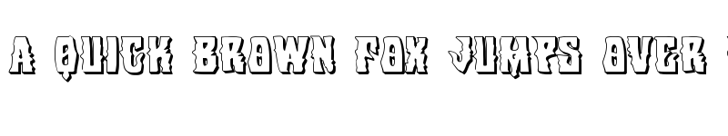 Preview of Warlock's Ale 3D Regular font