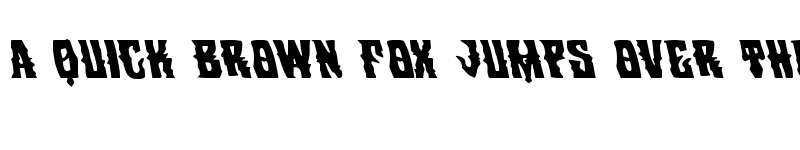 Preview of Warlock's Ale Leftalic Italic font