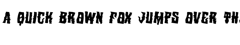 Preview of Warlock's Ale Rotated 2 Regular font