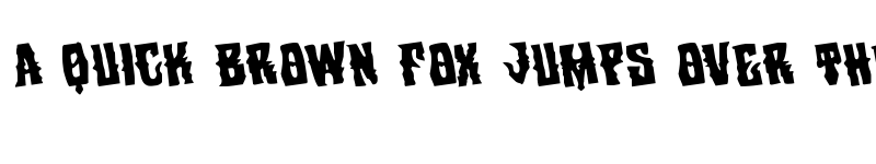 Preview of Warlock's Ale Rotated Regular font