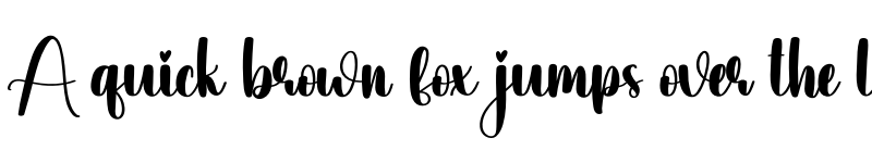 Preview of Warm Regular font