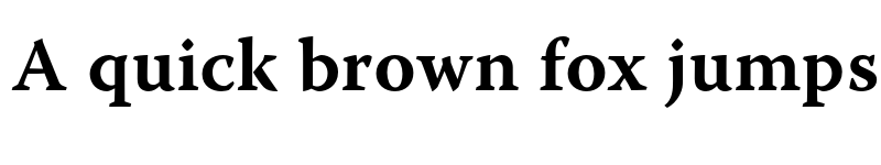 Preview of Warnock Pro Caption SemiBold font