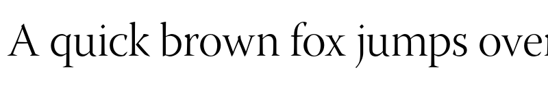 Preview of Warnock Pro Display Light font