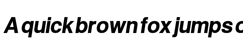 Preview of Warownia Bold Oblique font