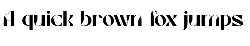 Preview of WARREN Regular font