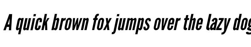 Preview of Warsaw Gothic Obl font