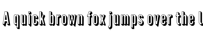 Preview of Warsaw Gothic Shd font