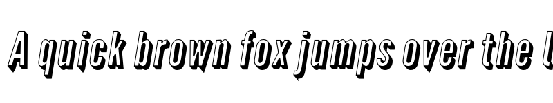 Preview of Warsaw Gothic ShdObl font