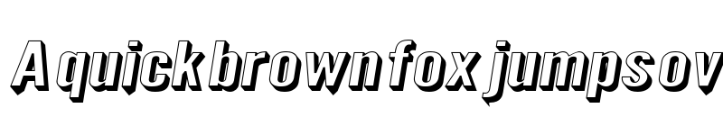 Preview of Warsaw Gothic SuExtShdObl font