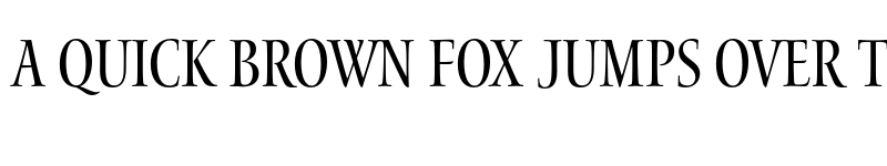 Preview of Waters Titling Pro Condensed font