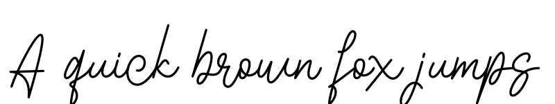 Preview of Wathenda Signature Line font