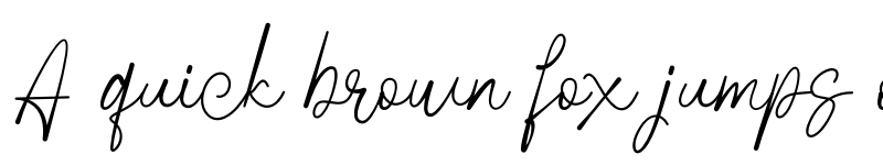 Preview of Wathenda Signature Regular font