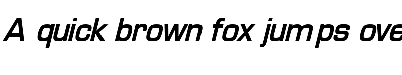 Preview of Waukegan LDO Bold Oblique font