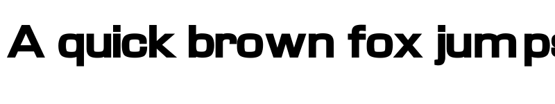 Preview of Waukegan LDO Extended Black Regular font