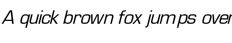 Preview of Waukegan LDO Oblique font