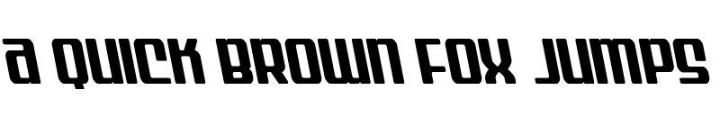 Preview of Wave Warrior Semi-Leftalic Regular font