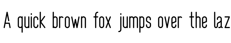 Preview of Wavemax Regular font