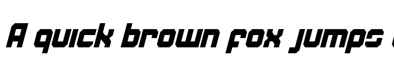 Preview of Weaponeer Condensed Italic Condensed Italic font