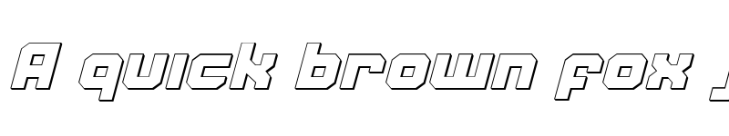 Preview of Weaponeer Shadow Italic Italic font