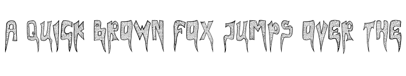 Preview of WEBBING Regular font