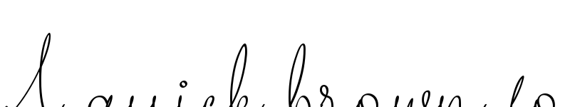 Preview of Wedding Ampersand Regular font