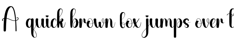 Preview of Wedding Ceremony Regular font