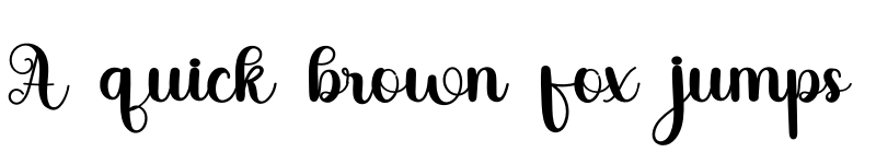 Preview of Wedding Mathyna Regular font