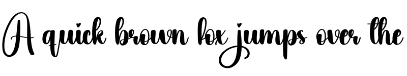 Preview of Wedding Night Regular font