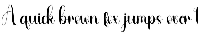 Preview of Wedding Style Regular font