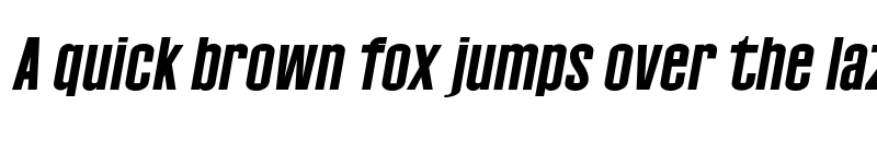 Preview of Wellston Bold Italic font