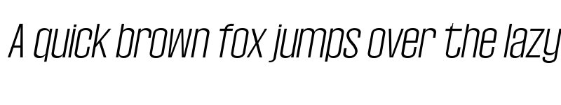 Preview of Wellston Light Italic font