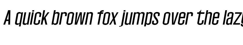 Preview of Wellston Regular Italic font