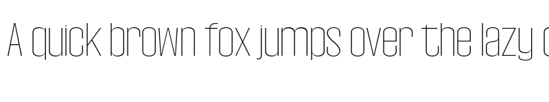 Preview of Wellston Thin font