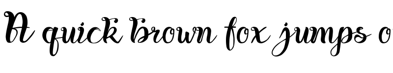 Preview of Wellys Regular font