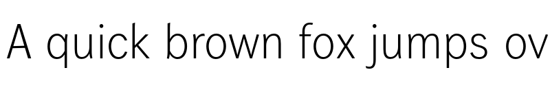 Preview of Wendelin Reduced 45 Leicht font