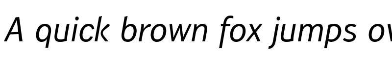 Preview of Wendelin Reduced 56 Kursiv font