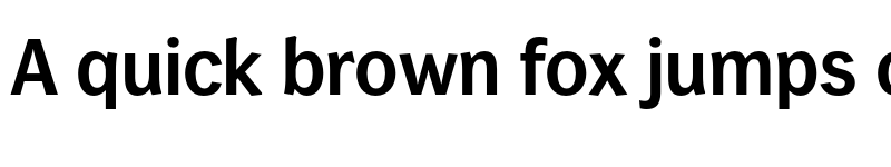 Preview of Wendelin Reduced 75 Halbfett font